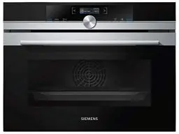Produktbild: Siemens iQ700 CB634GBS3 Medium Elektrischer Ofen, 47 l, 47 l, 30-300 °C, 300 °C, Schwarz, Edelstahl