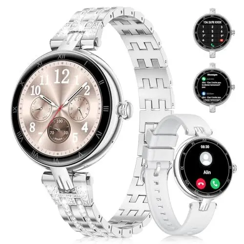 Produktbild: SIEMORL Smartwatch Damen mit Bluetooth Anrufe,1,19