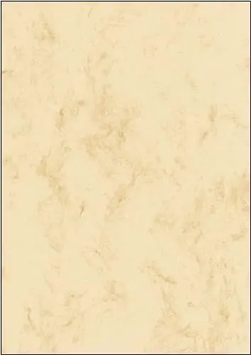 Produktbild: SIGEL DP372 Hochwertiges Marmor-Papier beige, A4, 100 Blatt, Motiv beidseitig, 90 g, Briefpapier, Speisekarte, aus nachhaltigem Papier