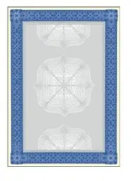 Produktbild: SIGEL DP490 Motiv-Papier, Wertpapier blau, 185 g, DIN A4, 20 Blatt, aus nachhaltigem Papier