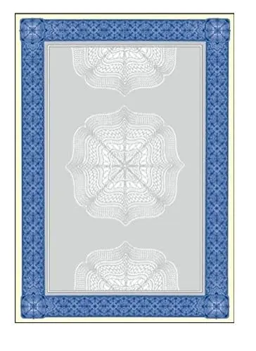 Produktbild: SIGEL DP490 Motiv-Papier, Wertpapier blau, 185 g, DIN A4, 20 Blatt, aus nachhaltigem Papier