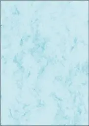 Produktbild: SIGEL DP551 Hochwertiger marmorierter Karton / Marmor-Papier / Urkundenpapier blau, A4, 50 Blatt, Motiv beidseitig, 200 g, aus nachhaltigem Papier