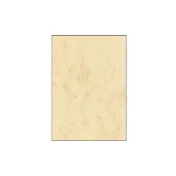 Produktbild: SIGEL DP907 Hochwertiges Marmor-Papier beige, A5, 100 Blatt, Motiv beidseitig, Briefpapier 90 g, aus nachhaltigem Papier