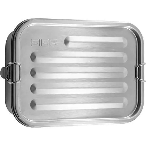Produktbild: SIGG Gemstone Box Selenite Brotdose, auslaufsichere Lunchbox für Büro, Schule und Outdoor, Brotbox aus hochwertigem 18/8 Edelstahl für unterwegs