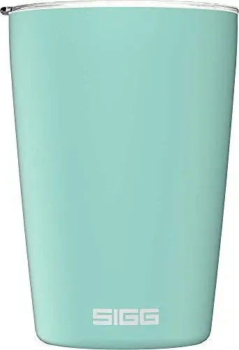 Produktbild: SIGG Neso Cup Glacier Thermobecher (0.3 L), schadstofffreier und isolierter Kaffeebecher, Coffee to go Becher aus 18/8 Edelstahl, mit Keramik Pure Ceram Beschichtung