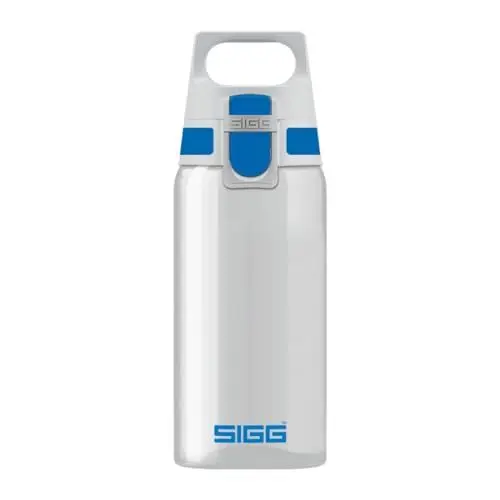Produktbild: SIGG Total Clear ONE Blue Trinkflasche (0.5 L), schadstofffreie und auslaufsichere Trinkflasche, leichte Trinkflasche aus Tritan