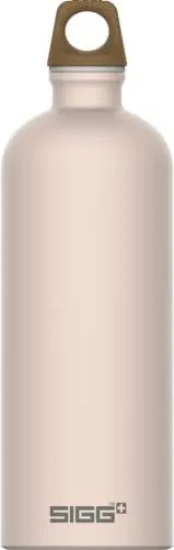 Produktbild: SIGG - Alu Trinkflasche - Traveller MyPlanet Journey - Klimaneutral Zertifiziert - kohlensäurehaltige Getränke - Auslaufsicher - Federleicht - BPA-frei - Outdoor & Yoga - Mattes Weisspink - 1L