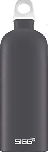 Produktbild: SIGG - Alu Trinkflasche - Traveller Shade - Klimaneutral Zertifiziert - Für Kohlensäurehaltige Getränke Geeignet - Auslaufsicher - Federleicht - BPA-frei - Outdoor - Grau - 1L