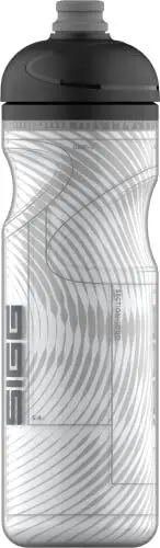 Produktbild: SIGG - Fahrrad Trinkflasche - Pulsar Therm Snow - Isoliert - Quetschbar - Spülmaschinenfest - Federleicht - Auslaufsicher - BPA-frei - Outdoor Sport & Fahrrad Zubehör - Hellgrau - 0,65L
