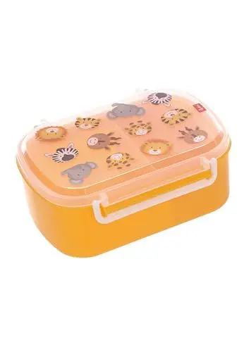 Produktbild: SIGIKID 25133 Brotzeitbox Zoo OnTour Lunchbox BPA-frei Mädchen und Jungen empfohlen ab 2 Jahren gelb