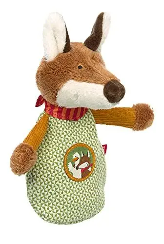Produktbild: SIGIKID 39385 Wärmekissen klein Forest Fox Mädchen und Jungen Babyspielzeug empfohlen ab Geburt grün/braun