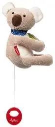 Produktbild: SIGIKID 42416 Hängespieluhr Koala Musik Mädchen und Jungen Babyspielzeug empfohlen ab Geburt grau