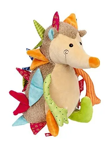 Produktbild: SIGIKID 42838 Stofftier Igel Patchwork Sweety Kuscheltier zum Spielen & Schmusen aus weichem Materialmix für Babys und Kinder, Jungen und Mädchen von 0 Monaten bis 8 Jahren Mehrfarbig/Igel 23 cm