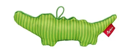 Produktbild: SIGIKID Greifling Krokodil, RedStars Babyspielzeug mit Rassel: greifen, entdecken, spielen, für Babys ab Geburt, Art.-Nr. 42896, grün 17 cm