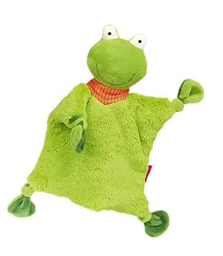 Produktbild: Sigikid 42934 Schnuffeltuch, Grün/Frosch, 28x22x7 cm