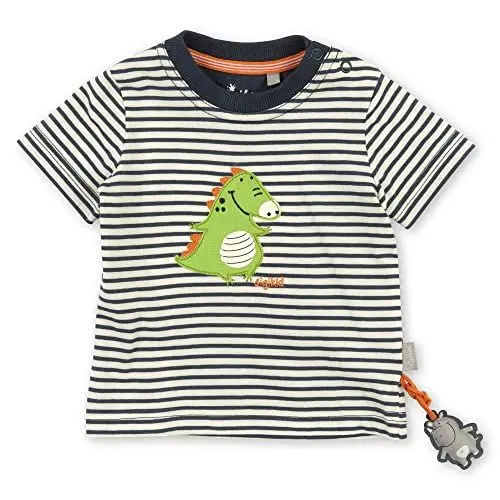Produktbild: Sigikid Jungen T-Shirt, blau-gestreift/Safari, 62