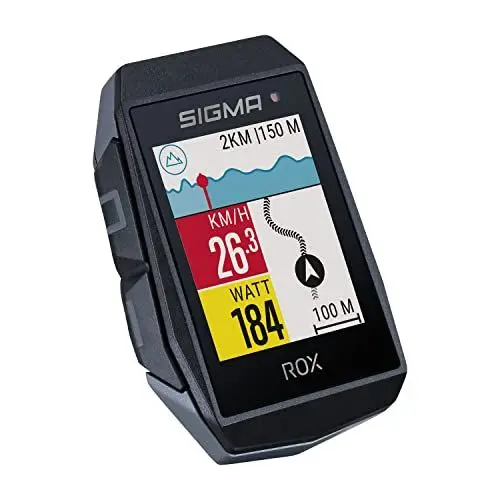 Produktbild: SIGMA ROX 11.1 EVO Black | GPS Fahrradcomputer mit 150 Funktionen | E-Bike kompatibel I Fahrradcomputer Kabellos mit 1.77