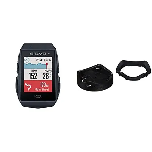 Produktbild: SIGMA SPORT Unisex – Erwachsene Computer ROX 11.0 EVO GPS SCHWARZ, BLAU, 57817 & Zubehör, GPS Halterung