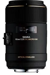 Produktbild: Sigma 105mm F2,8 EX Makro DG OS HSM-Objektiv für Canon EF Objektivbajonett