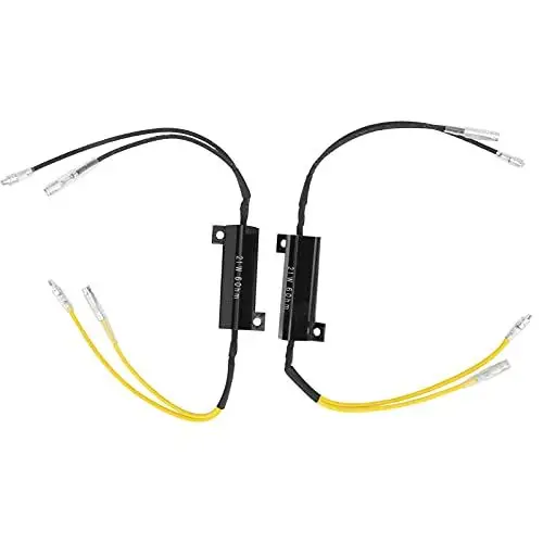 Produktbild: Signallicht-Fehlerfreier, 2 Stück Motorrad LED Blinker Decoder LED Lastwiderstand 21W 12-15V Motorrad Blinker Widerstand Adapter Reparatur Ersatz Ersatz