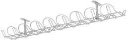 Produktbild: IKEA SIGNUM Kabelkanal waagerecht, silberfarben, Metall, Grey, 86 x 21 x 5 cm