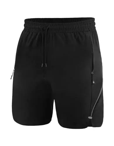 Produktbild: SIHOHAN Sporthose Herren Kurze Laufshorts Schnell Trocknend Jogginghose Leichte Trainingshose Leicht und Atmungsaktiv mit Reißverschlusstasche