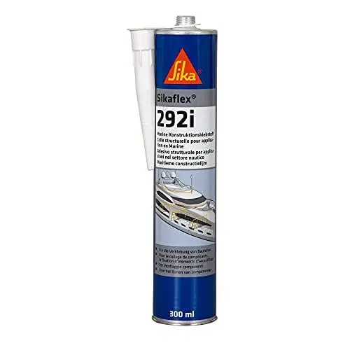 Produktbild: Sika – Marine-Klebstoff – Sikaflex-292i Weiß – ideal für den Marinebereich – haftstark – 300 ml