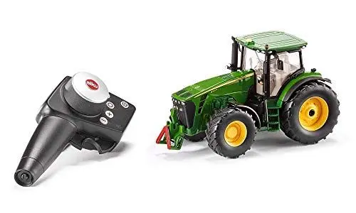 Produktbild: Siku 6881, Ferngesteuerter John Deere 8345R Traktor, 1:32, Inkl. Fernsteuermodul, Metall/Kunststoff, Grün, Batteriebetrieben, Kompatibel mit Anbaugeräten