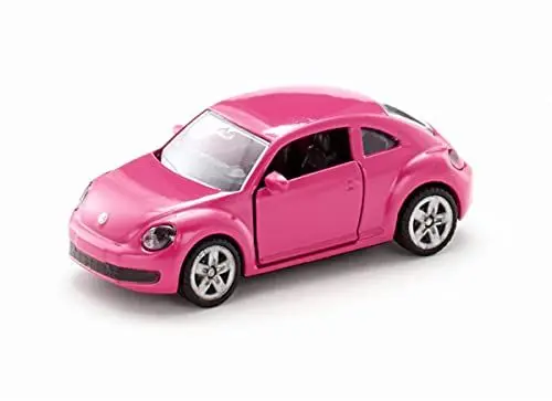 Produktbild: siku 1488, VW The Beetle, Metall/Kunststoff, Pink, Öffenbare Türen, Aufkleberbogen zur individuellen Gestaltung