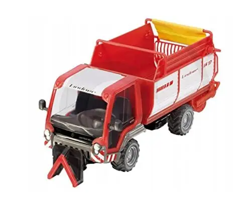 Produktbild: siku 3061, Lindner Unitrac mit Ladewagen, 1:32, Metall/Kunststoff, Rot, Multifunktionsfahrzeug