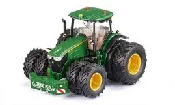 Produktbild: siku 6735, John Deere 7290R Traktor, Grün, Metall/Kunststoff, 1:32, Ferngesteuert, Steuerung mit App via Bluetooth, Abnehmbare Doppelreifen, Ohne Fernsteuermodul