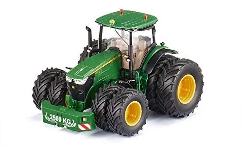 Produktbild: siku 6735, John Deere 7290R Traktor, Grün, Metall/Kunststoff, 1:32, Ferngesteuert, Steuerung mit App via Bluetooth, Abnehmbare Doppelreifen, Ohne Fernsteuermodul