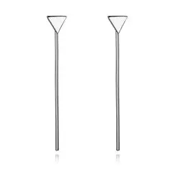 Produktbild: Silberohrringe 925 Damen Dreieick Ohrstecker Geometrische Ohrringe NOBEL SCHMUCK