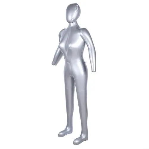 Produktbild: Sileduove 165cm Aufblasbare Schaufensterpuppe, Weibliche Ganzkörper Aufblasbare Schaufensterpuppe Mit Armschaufenster