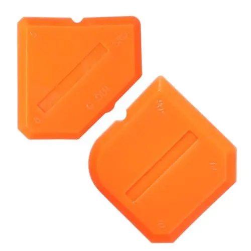 Produktbild: Silikon Fugenglätter Set, 2 Stück Silikon Abzieher Fugen Silikonabzieher Silikonfugen Abzieher Fugenabzieher Silikon Schaber Kit Fugenspachtel Caulking Werkzeug für Badezimmer Küchenfliesen (orange)