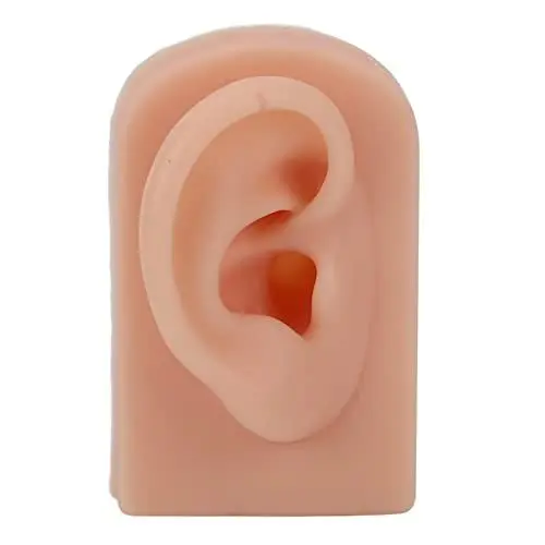 Produktbild: Silikon Ohrmodell, Weiches, Flexibles Rechtes Modell, Künstliches Ohr, Silikon Körperteile, Realistische Silikon-Ohrform für Piercing Übungen, Schmuckausstellung, Akupunktur(2#)