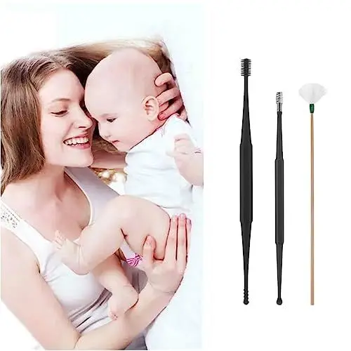 Produktbild: Silikon Ohrreiniger Set, Ohrenschmalz Entferner, Ear Cleaning Ohr Schmalz Reiniger Werkzeug, Wiederverwendbare, Sicher und effektiv Ohrreiniger für Kinder Erwachsene