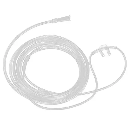 Produktbild: Silikon Sauerstoffschlauch, O2 Schlauch Nasenkanüle, Superweicher Schlauch für Sauerstoff, Weicher Nasaler Sauerstoffturbing mit Hohem Durchfluss, für Atemtherapie (3 meters)