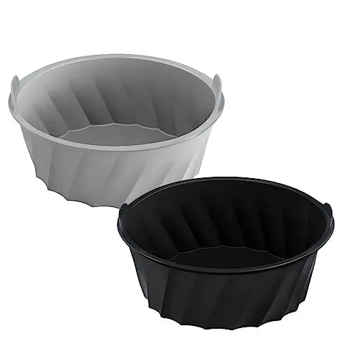 Produktbild: Silikon Schongarer Liners Kompatibel für Crock Pot 6 QT, 6 Quart Oval Slow Cooker Liners 2PCS, Wiederverwendbare Silikon Schongarer Liner für Crock Pot 2PCS