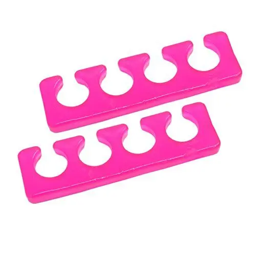 Produktbild: Silikon Zehenspreizer - Fingerspreizer - rosa pink - 2 Stück Packung