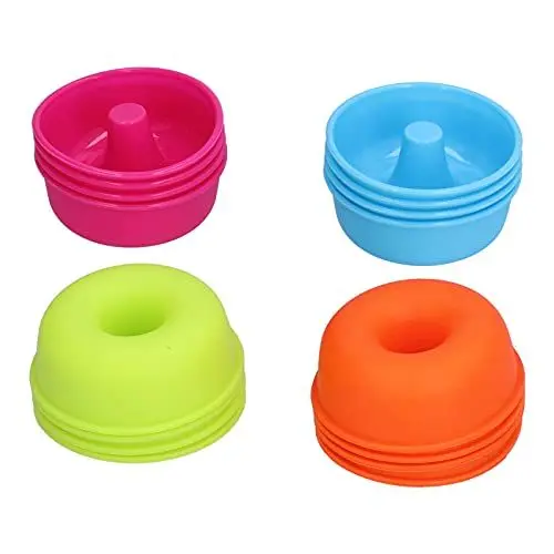 Produktbild: Silikon-Backform, kleine, kompakte, weit kompatible Donut-Form für Gebäck zum Backen von Puddings