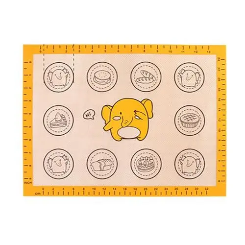 Produktbild: Silikon-Backmatte, große Silikon-Backmatte, rutschfeste Backmatte, Silikon-Backblecheinlagen, wiederverwendbar, antihaftbeschichtetes Backblech