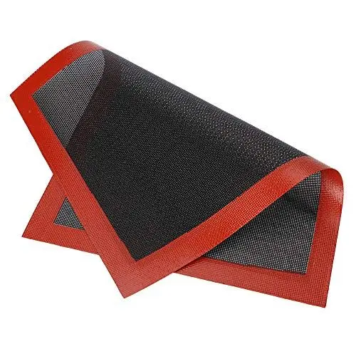 Produktbild: Silikon-Rollmatte, antihaftbeschichtete, hitzebeständige Silikon-Backmatte, Silikon-Plätzchenblech, Backform-Matten, Silikon-Kochmatte, Silikon-Pizzamatte zum Backen in der Küche