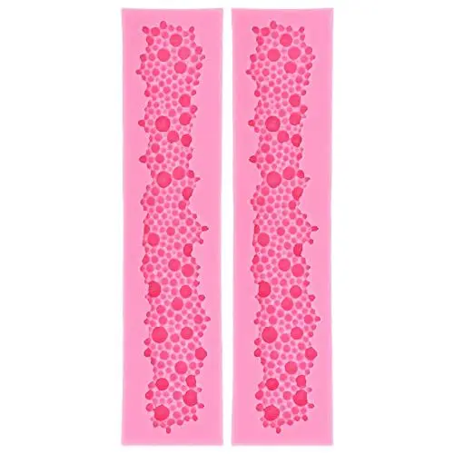 Produktbild: Silikon-Schokoladen-Fondant-Kuchendekoration, Runde Perlen, Blasen, Baumrinden-Textur, Silikon-Kuchen-Fondant-Kuchen Zum Dekorieren von Kuchen-Fondant