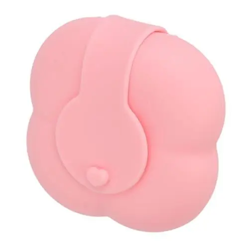 Produktbild: Silikon-Wattepad-Tasche Tragbare Damenbinden-Aufbewahrungstasche für Reisen Camping Waschbar Staubdicht Puderquaste-Etui für Frauen und Mädchen