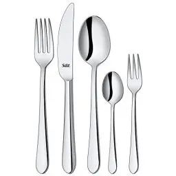 Produktbild: Silit Midi Besteck Set 6 Personen, 30-teilig, Monobloc-Messer, Crominox Edelstahl poliert, glänzend, spülmaschinengeeignet