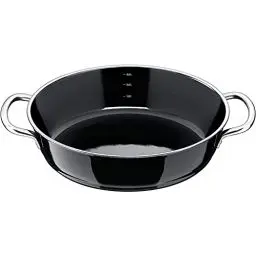 Produktbild: Silit Professional Servier-Schmorpfanne 28 cm, Bräter, Schmortopf 4,1l, Silargan Funktionskeramik, hoher Rand, Induktion, schwarz