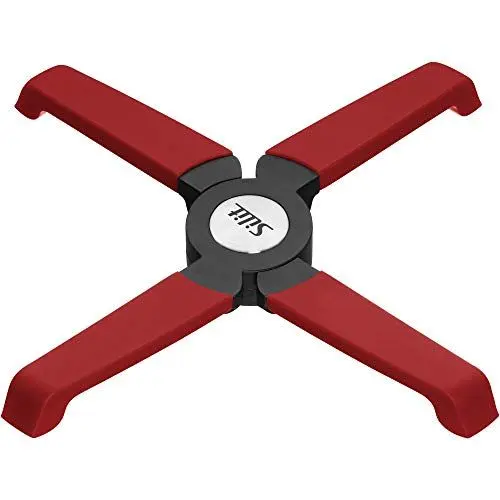 Produktbild: Silit Topfuntersetzer klappbar, 18,2 x 3,6 cm, Kunststoff, magnetisch, platzsparend, Untersetzer für Töpfe und Pfannen, heiße Auflaufformen