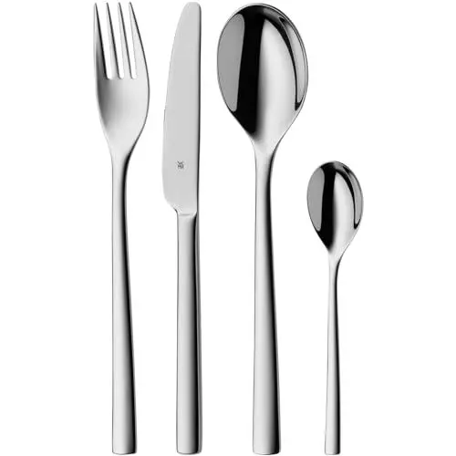Produktbild: Silit Trend Besteck Set 6 Personen, 24-teilig, Monobloc-Messer, Crominox Edelstahl poliert, rostfrei, kratzbeständig, langlebig, spülmaschinengeeignet