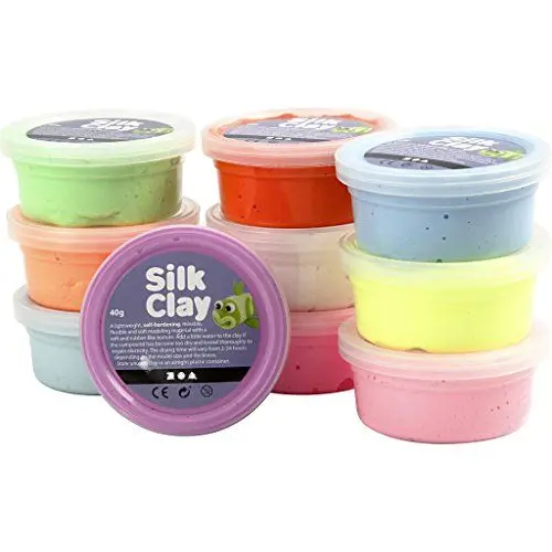 Produktbild: Silk Clay®, Sortiment, sortierte Farben, Basic 2, 10x40g